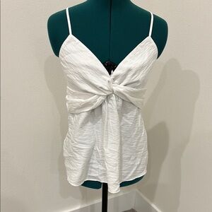 NWOT Banana Republic Spaghetti Strap White Women's Top Size M